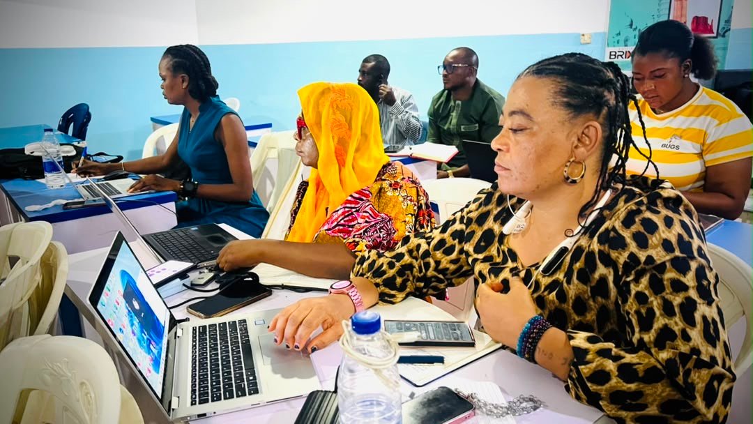 Mobet Media Academy participants working during training